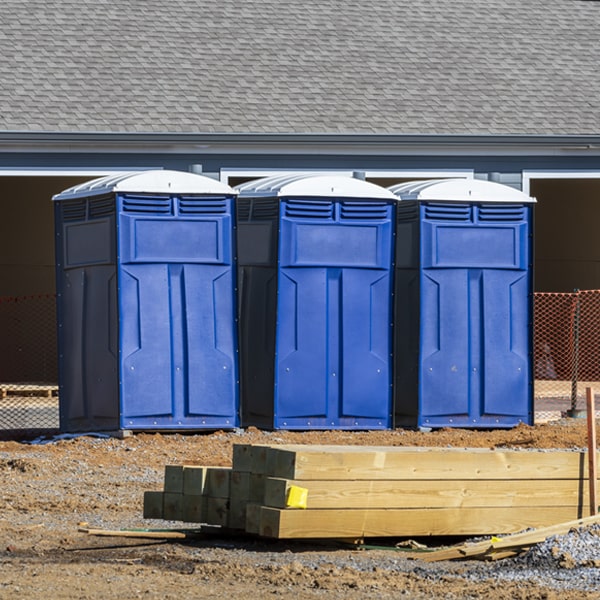 what is the expected delivery and pickup timeframe for the porta potties in Columbia Kentucky